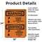Signmission Safety Culture Sign, 18 in Width, Aluminum, Rectangle, Bilingual OS-2PACK-WS-A-1824-L-12508 - alternate 2